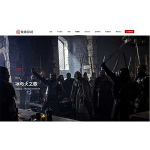 ‌传媒文化广告网站PbootCMS模板：打造大气的影视公司网站源码
