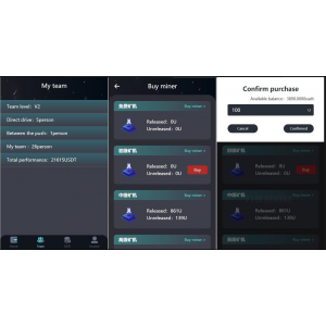 云算力矿机挖矿系统源码，带分销功能APP，支持IPFS虚拟币挖矿